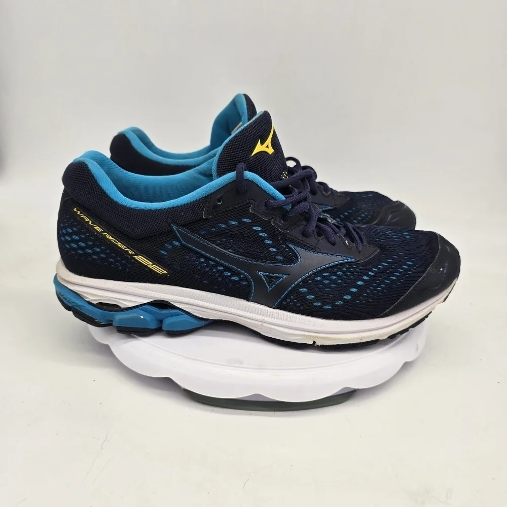 Mizuno Shoe Men's 11 Wave Rider 22 Running Sneakers Blue